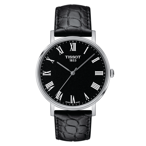 Tissot Everytime Medium Stainless Steel / Black / Strap
